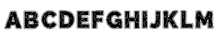 Rotten Regular Font UPPERCASE