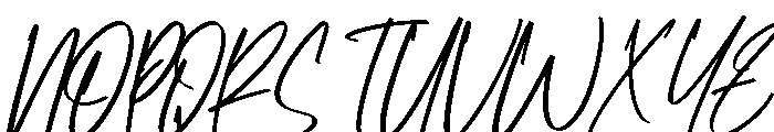 Rotterline Italic Font UPPERCASE