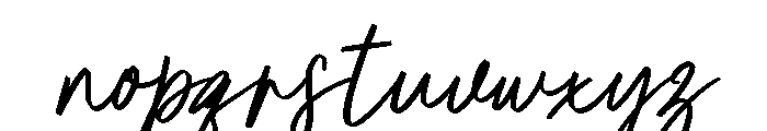Rotterline Italic Font LOWERCASE