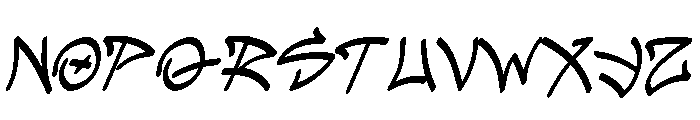 Rotzky Font UPPERCASE