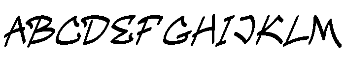 RotzkyRegular Font UPPERCASE