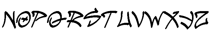RotzkyRegular Font UPPERCASE
