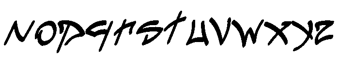 RotzkyRegular Font LOWERCASE