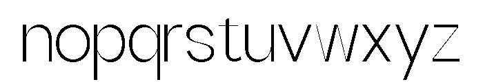 Rouch Regular Font LOWERCASE