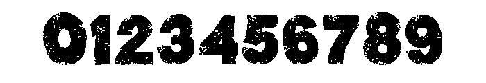 Rough Bold Regular Font OTHER CHARS