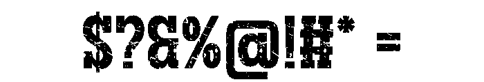 Rough Capital Font OTHER CHARS