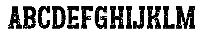 Rough Capital Font UPPERCASE