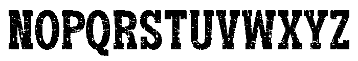 Rough Capital Font UPPERCASE