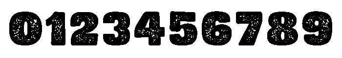 Rough Chunk Font OTHER CHARS