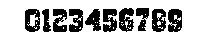 Rough Cowboy Regular Font OTHER CHARS