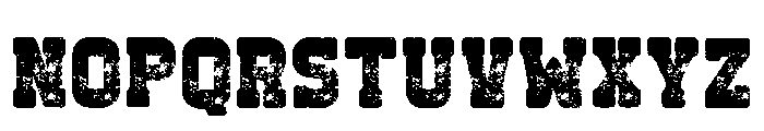 Rough Cowboy Regular Font LOWERCASE