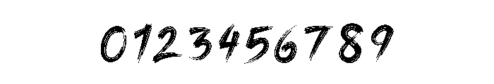 Rough Creepy Font OTHER CHARS