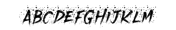 Rough Creepy FONT
