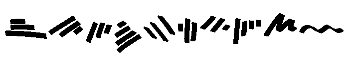 Rough Doodle Font OTHER CHARS