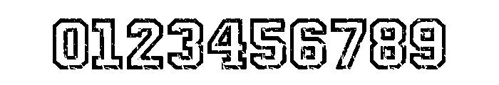 Rough Jersey Regular Font OTHER CHARS