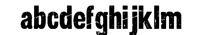 Rough Stamp Display Regular FONT