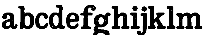 Rough Stamp FONT