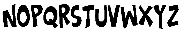 Rough Valley Regular Font UPPERCASE