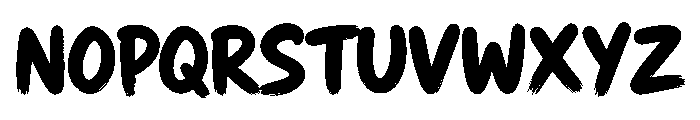 RoughPop Marker Font UPPERCASE