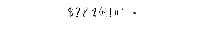 Roughberry Font OTHER CHARS