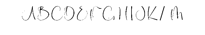 Roughberry Font UPPERCASE
