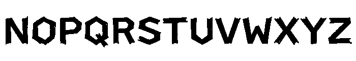 Roughcraft Regular Font UPPERCASE
