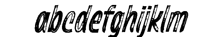 Rougher Oblique FONT