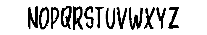 Roughix Font LOWERCASE