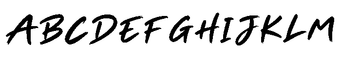 Roughley Regular Font UPPERCASE