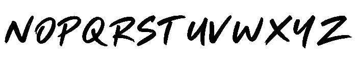 Roughley Regular Font UPPERCASE