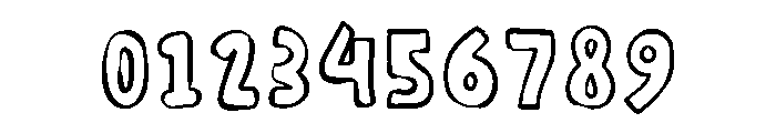 Roughline Outline Font OTHER CHARS