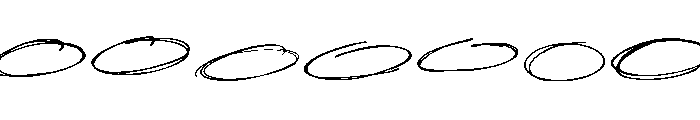Roughly Yours Extra Font UPPERCASE