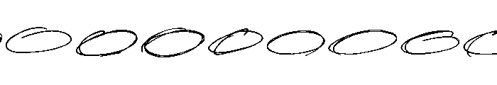 Roughly Yours Extra Font UPPERCASE