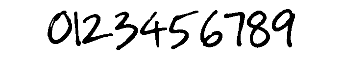 Roughly Yours Rough Font OTHER CHARS