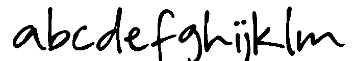 Roughly Yours Rough FONT