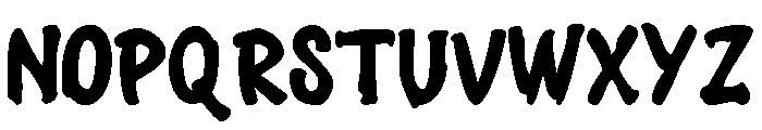 Roughmake Regular Font LOWERCASE
