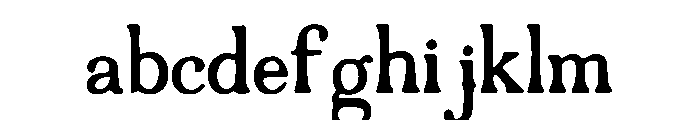 Roughsnout_Ghost FONT