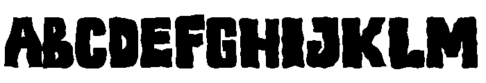 Roughstance Bold Font UPPERCASE