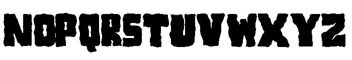 Roughstance Bold Font UPPERCASE
