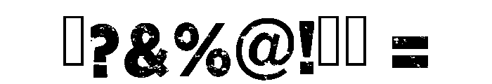 Rought Vintage Regular Font OTHER CHARS