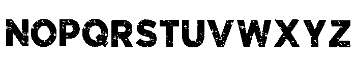 Rought Vintage Regular Font LOWERCASE