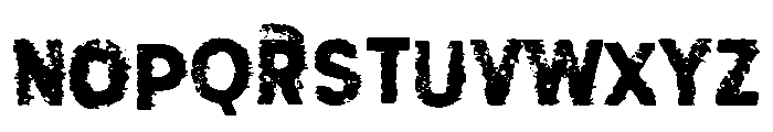 Roughut Regular Font UPPERCASE