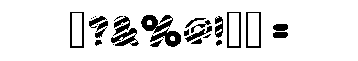 Round Candy Regular Font OTHER CHARS