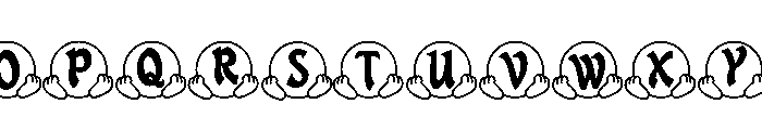 Round Font Font LOWERCASE