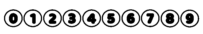 Round Frame Regular Font OTHER CHARS