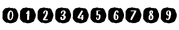 Round Grunge Regular Font OTHER CHARS
