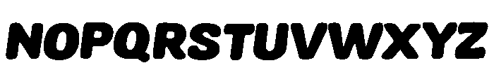 Round Impact Font LOWERCASE