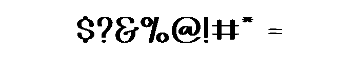 Round Midnight Font OTHER CHARS