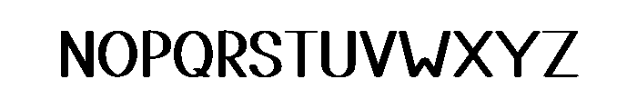 Round Midnight Font LOWERCASE