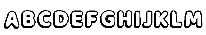 Round Outline Regular FONT